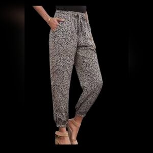 Hollister High Waist Leopard Print Women's Pants Small